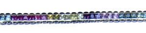 Multicolour Natural Sapphire Bracelet