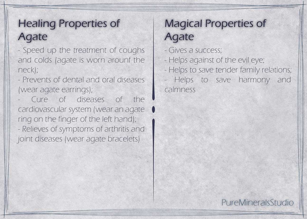 Set made of Botswana Agate - Image 2