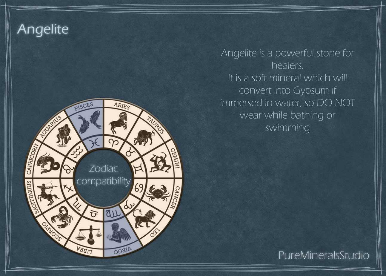 Bracelet made of Angelite and Rose Quartz - Image 3